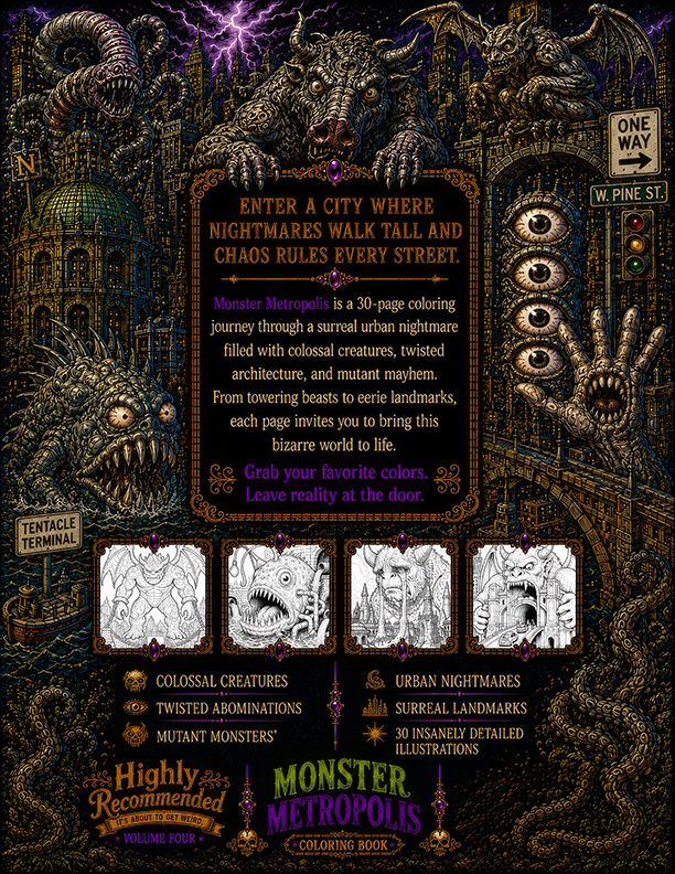 Monster Metropolis back cover